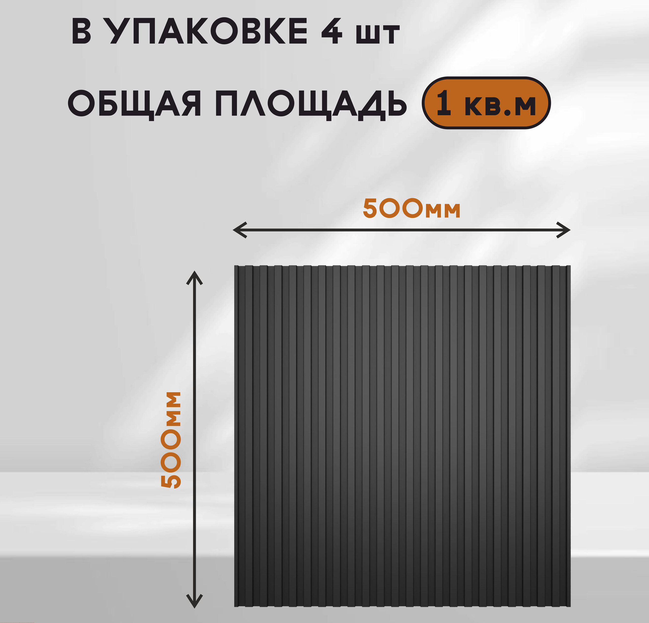 Размеры панели